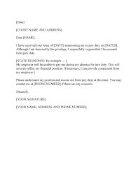 · a court document stating the name of the legal guardian(s) who is/are holding the funds and your. 33 Best Jury Duty Excuse Letters Tips á… Templatelab