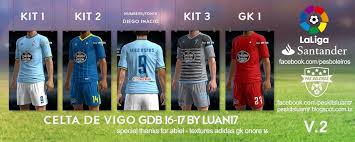 Dlsvn.com sẽ tiếp tục cung cấp dream league soccer kits 2019/2020. Pes 2013 Celta De Vigo V2 Kits 2016 17 By Luan17 Pes Patch