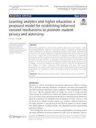 If you can hack my system and change your grade, you bloody deserve that grade!he also put up a challenge that whoever could hack into the thermostat of the room and change the temperature, he would get an a. Pdf Learning Analytics And Higher Education A Proposed Model For Establishing Informed Consent Mechanisms To Promote Student Privacy And Autonomy