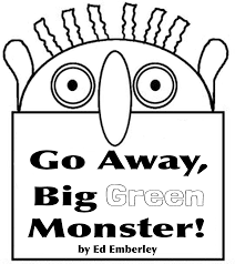 This fun art project is a way to extend ed emberly's story go away, big green monster! Pin On Pre K Class