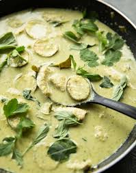 A swirl of coconut milk is added at the end which adds a rich, creamy texture for the ultimate thai taste. Chicken Thai Green Curry Easy From Scratch Don T Go Bacon My Heart