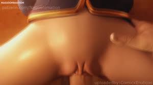 Just the most Hot Overwatch DVA animation on this compilation! 3D Porn  Animation wsound