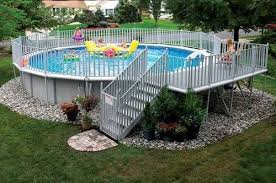 Outdoor Above Ground Pool Deck Ideas And Provincial Above Ground Pool Deck Ide Above Ground Pool Landscaping Above Ground Swimming Pools Best Above Ground Pool