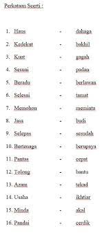 Maybe you would like to learn more about one of these? Nota Sinonim Kata Seerti Sekolah Rendah Islam Pintar Facebook