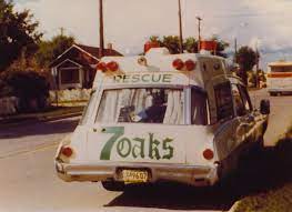 Seven Oaks 1967 Pontiac Ambulance Rear View Private Winnipeg Manitoba Ambulance Lights And Sirens Hearse Flower Car