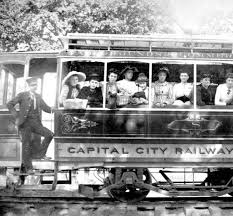 The Capital City Railway Company Streetcar In Salem Oregon 1894 Ben Maxwell City Capital City Oregon