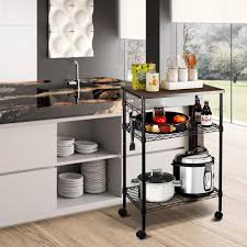 3 tier wire shelving rack shelf