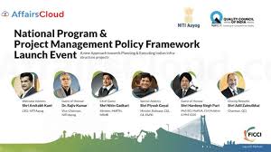It is a government of india initiative to replace planning commission. Niti Aayog Qci Launched Npmpf To Transform Infrastructure Sector In India Electricity Access In India Report Also Released