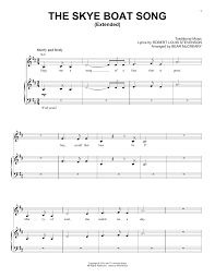 Bear Mccreary The Skye Boat Song Extended From Outlander Sheet Music Pdf Notes Chords Film Tv Score Piano Vocal Guitar Right Hand Melody Download Printable Sku 418723