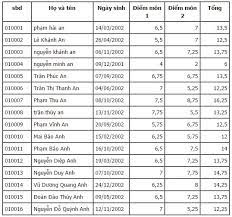 (1đ) nối nội dung ở cột a với nội dung ở cột b sao cho phù hợp. Ha Ná»™i Chinh Thá»©c Cong Bá»' Ä'iá»ƒm Thi Vao Lá»›p 10 NÄƒm 2017