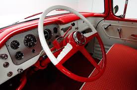 Image result for Flame Red 1955 GMC
