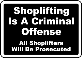No dumping sign, violators will be prosecuted sign, $10.99. Shoplifters Will Be Prosecuted Sign F7647 By Safetysign Com