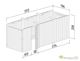 The palmako karl 1 carport: Palmako Holzcarport Karl 40 6 M Gartenhaus King De