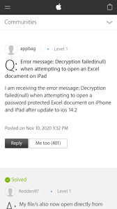 We did not find results for: Ios 14 Users Facing Decryption Failed Null Error In Excel Documents