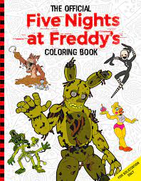 Coloring squared would like for you to enjoy these five nights at freddy's coloring pages for you to download. I Colored In The Coloring Book Cover Because I Have No Idea What Else To Do Fivenightsatfreddys Coloring Books Fnaf Book Five Nights At Freddy S