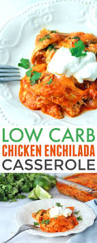 Low Carb Chicken Enchilada Casserole Lowcarb Lowcarbrecipes Keto Casserole Mexican Dinne Keto Recipes Easy Low Carb Chicken Enchilada Casserole Recipes