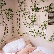 Call our design center today and let our custom interior design team help you transform your space! Amazon Com Hatoku 12 Pack Fake Ivy Garland Fake Vines Artificial Ivy Fake Leaves Greenery Hanging Plants For Wedding Wall Decor Party Room Aesthetic Decor 84 Feet Kitchen Dining