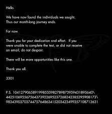 Cicada 3301 is a nickname given to an organization that, on three occasions, has posted a set of puzzles to recruit codebreakers from the public. The Final Puzzle Uncovering Cicada Wiki Fandom