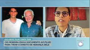 Maybe you would like to learn more about one of these? Exclusivo Filho De Cid Moreira Fala Pela Primeira Vez Sobre A Briga Com O Pai Recordtv R7 Balanco Geral