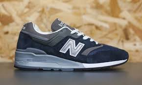 New Balance Made In Usa 997 Navy Grey Highsnobiety Navy Sneakers Sneakers Men New Balance