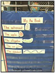 The Pocket Chart Station In The Kindergarten Classroom