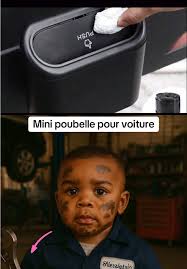 Mini poubelle pour voiture. Ne laissez plus traîner vos déchets et fai...