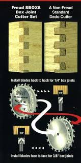 Freud Sb0x8 Dado Setup Chart Stuff I Want To Do How To