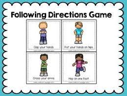 I will only say each direction once and it is your job to follow it. Thank You For Attending My Sde Webinar Use These Cards For A Brain Break Or For Following Direct Following Directions Games Following Directions Classroom Fun