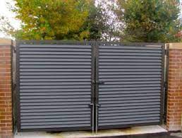 ], with resolution 900px x 600px. Double Swing Gate House Gate Design Backyard Gates Door Gate Design