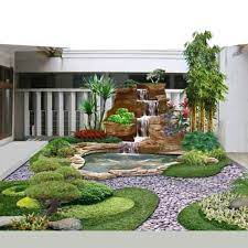Cocok untuk taman minimalis anda agar lebih hid Jasa Pembuattan Taman Tebing Kolam Ikan Koi Relif Shopee Indonesia