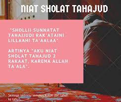Niat Sholat Tahajud Doa Iman Kepasrahan