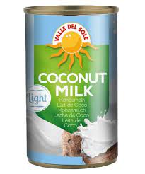 Valle De Sole Light Kokosmelk - Light Coconut Milk 165 ml - Indian Food  Store
