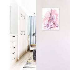 Shop wayfair for the best paris themed decor. Paris Eiffel Tower Wall Decor For Girls Bedroom Pink Bathroom Pictures Wall Decor Paris Themed Room