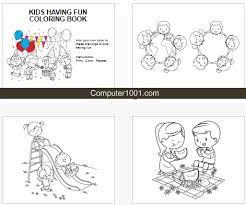 Buku mewarnai ini terdiri dari 23 halaman a4 dengan format file pdf. Download 85 Set Gambar Mewarnai Untuk Anak Anak Computer 1001