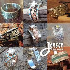 Jensen Silver Custom Engagement Rings And Wedding Bands Western Style And Uniquely Made Western Wedding Rings Custom Engagement Ring Western Engagement Rings