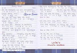 Terus) am aku butuh tahu bm em seberapa ku butuhkanmu am percayalah rindu. Not Angka Pianika Lagu Tulus Ruang Sendiri Lhia S Music Notes