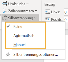 Check spelling or type a new query. 3 Tipps Zur Silbentrennung In Word Computerwissen De