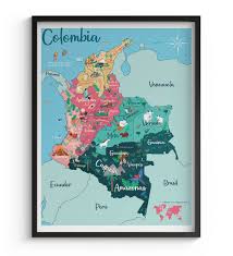 Lunes a viernes de 9:00am a 6:30pm sábado de 8:30 am a 2:00 pm. Mapa De Colombia Para Raspar Chalo Chalo Colombia
