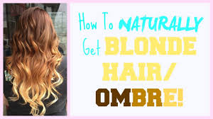 This long, white blonde hair and color is sexy! How To Naturally Get Blonde Hair Ombre Youtube