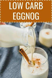 Easy Low Carb Eggnog Drink Using Almond Milk Keto Low Carb Diet Atkins Induction Meals Recipes Easy Keto Cocktails Low Carb Holiday Keto Drink