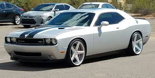 Silver 2009 Dodge Challenger Srt8 Kmc District Wheels 22 Inch Eibach Pro Kit Springs 6 Spd 2009 Dodge Challenger Challenger Srt8 Dodge Challenger