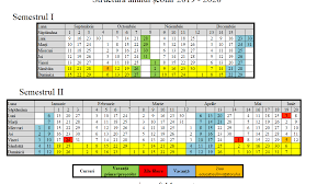 Vacantele copiiilor sunt structurate in felul urmator: Structura Anului È™colar 2019 2020 Profuldesport Ro
