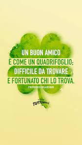 Un Buon Amico E Come Un Quadrifoglio Frasi Amicizia Amicizia Frasi Sull Amicizia Proverbi Irlandesi