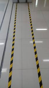 Corridor Door Factory Workshop Floor Safety Warning Self Adhesive Tape 5cm 17 Meters Safety Tape Flooring Corridor