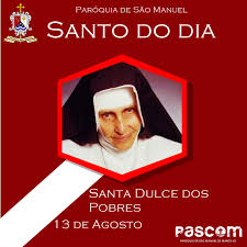 Em sua imagem canônica oficial, irmã dulce é vista com seu tradicional hábito azul e. Thkx3hmuy9da3m