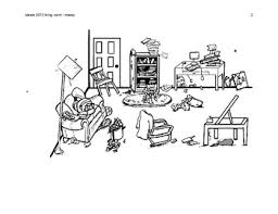 Messy living room with dirty dishes on table. Living Room Picture One Page Multi Use By Miss Sandy Lewis Tpt
