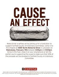 Maybe you would like to learn more about one of these? Dine To Donate Chipotle February 19th Fairfield County 4 H