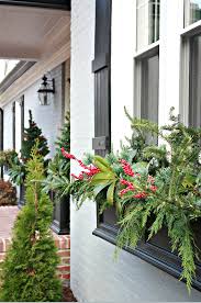 It will look great on your sills, decks or. How To Decorate Christmas Window Boxes And Outdoor Garland
