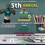 IG:@PRXNCE.tax 5th Back 2 School Supply drive