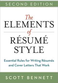 Your contact information, a salutation, the body of the cover letter, an as a general rule of thumb for email applications, use the formal contact address if you know it, but don't worry too. The Elements Of Resume Style Essential Rules For Writing Resumes And Cover Letters That Work By Scott Bennett